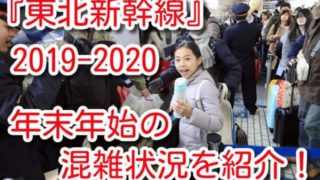 東北新幹線　年末年始　混雑状況